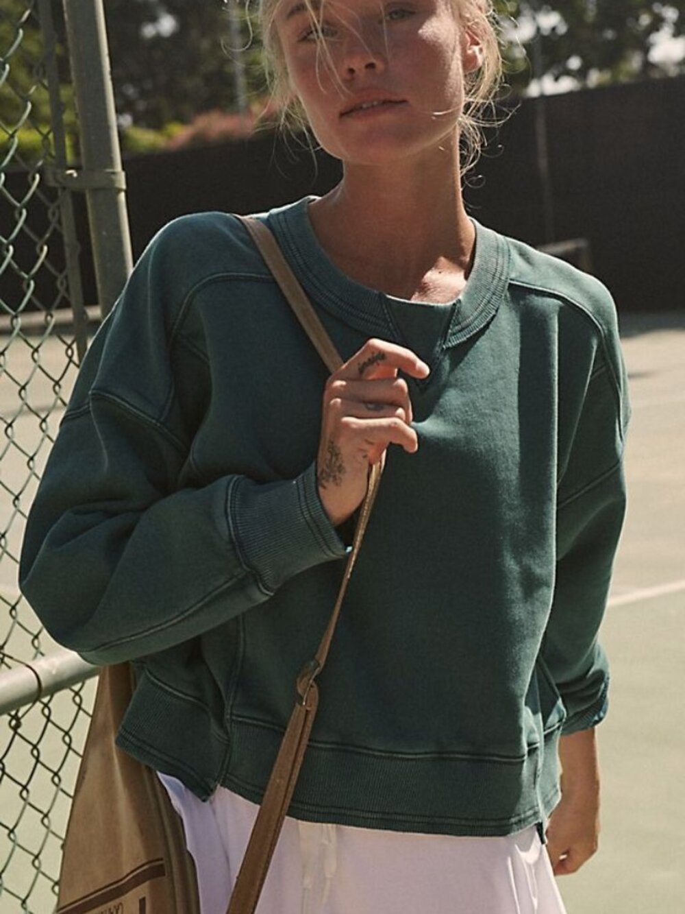 FP Movement by Free People Intercept Pullover - Green - Size Medium
